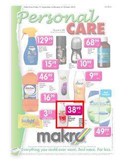Makro : Personal Care (21 Sep - 1 Oct), page 1