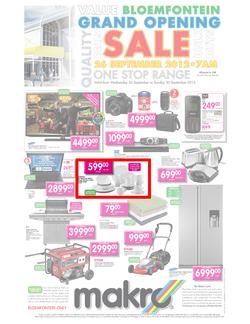 Makro : Bloemfontein Grand Opening - General (26 Sep - 30 Sep), page 1