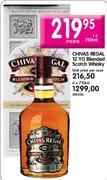 Chivas Regal 12 YO Blended Scotch Whisky-6 x 750ml