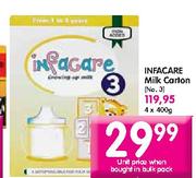 Infacare Milk Carton each-400g