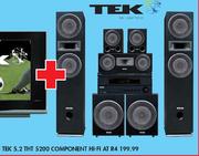 Tek 5.2 THT 5200 Component Hi-Fi -Each
