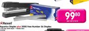 Rexel Aquarius Stapler Plus 5000 Free Number 56 Staples