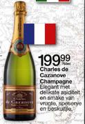 Charles De Cazanove Champagne-750ml