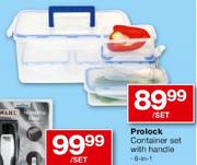 Prolock Container Set With Handle 6-In-1