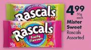 Mister Sweet Rascals-50Gm Each