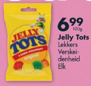 Jelly Tots Lekkers Verskeidenheid-100Gm Elk