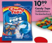 Candy Tops Stokkielekkers Verskeidenheid-25x13Gm