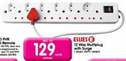 Ellies 12 Way Multiplug With Surge(FBLP51)