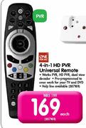 One For All 4 In 1 HD PVR Universal Remote-Each