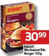 Eskort Marinated Rib Burger-500Gm