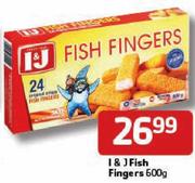 I & J Fish Fingers-600Gm