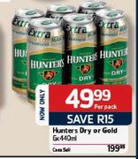 Hunter Dry And Gold-6 x 440 Each