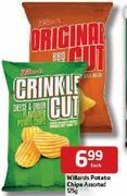 Willards Potato Chips- 125g Each