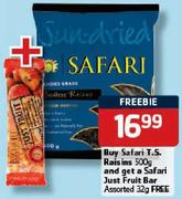 Safari T.S. Raisins-500g Each