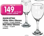 Manhattan White Wine Glasses-Per 12 Pack