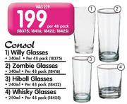 Consol Willy Glasses-Per 48 Pack