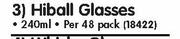 Consol Hiball Glasses-Per 48 Pack