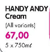Handy Andy Cream(All Variants)-5 x 750ml