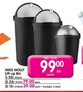 Miss Molly Lift-up Bin-50L
