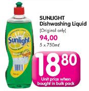 Sunlight Dishwashing Liquid(Original Only)-750ml