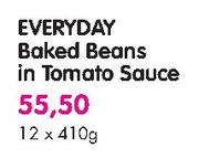 Everyday Baked Beans In Tomato Sauce-12 x 410gm