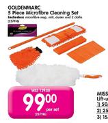 oldenmarc 5 Piece Microfibre Cleaning Set-Per Set