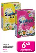 Sunlight Regular or Tropical Washing Powder-250gm Each