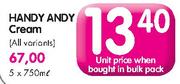 Handy Andy Cream(All Variants)-750ml