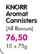 Knorr Aromat Cannisters-10 x 75g