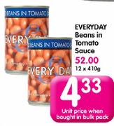 Everyday Beans In Tomato Sauce-410g