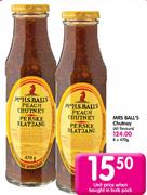 Mrs Ball's Chutney(All Flavours)-470g