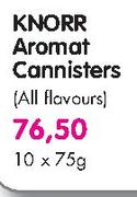  Knorr Aromat Cannisters(All Flavours)-10X75gm
