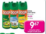 Doom Insect Spray(All Variants)-180ml Each