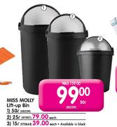 Miss Molly Lift-Up Bin-50Ltr Each