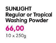 Sunlight Regular Or Tropical Washing Powder-250gm