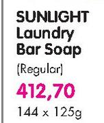 Sunlight Laundry Bar Soap(Regular)-144X125gm