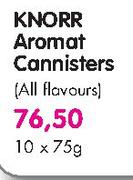 Knorr Aromat Cannisters-10x75g