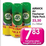 Airwick Air Freshener Triple Pack-180ml
