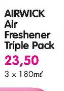 Airwick Air Freshener Triple Pack-3x180ml
