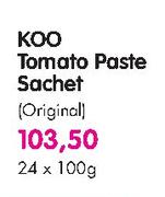 Koo Tomato Paste Sachet-24x100g