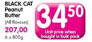 Black Cat Peanut Butter-800g
