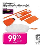 Goldenmarc 5 Piece Microfibre Cleasing Set-Per Set
