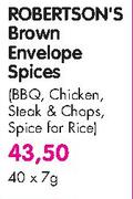 Robertson's Brown Envelope Spices-40x7g