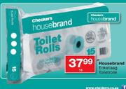 Housebrand Enkellaag Toiletrolle - 15's