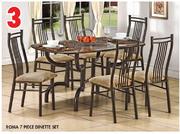 Roma 7 Piece Dinette Set