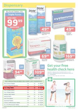 Pick N Pay Pharmacy : Summer Savings On Health (23 Sep - 6 Oct 2013), page 3