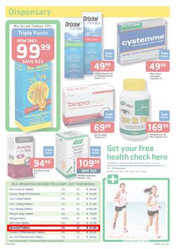 Pick N Pay Pharmacy : Summer Savings On Health (23 Sep - 6 Oct 2013), page 3