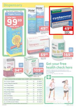 Pick N Pay Pharmacy : Summer Savings On Health (23 Sep - 6 Oct 2013), page 3