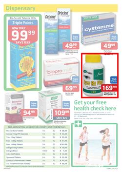 Pick N Pay Pharmacy : Summer Savings On Health (23 Sep - 6 Oct 2013), page 3