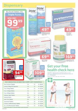 Pick N Pay Pharmacy : Summer Savings On Health (23 Sep - 6 Oct 2013), page 3